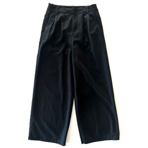 Madewell The Harlow Wide-Leg Pant in Drapey Twill in Black Size 4